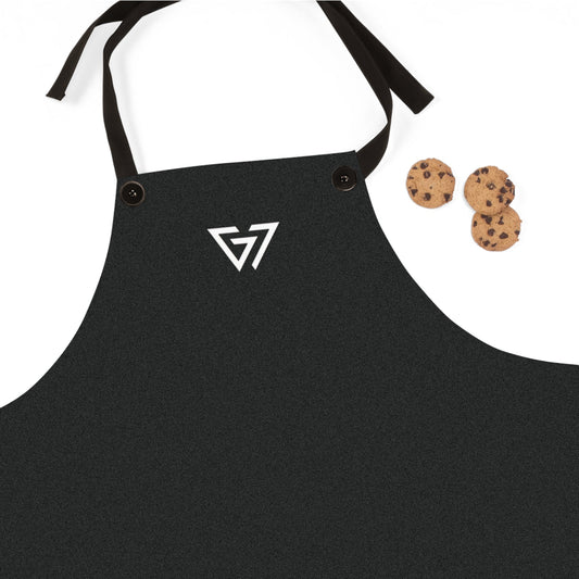 Minimalist White Apron with G7 Logo — Professional Kitchen Bib for Chefs & Home Cooks - G7store